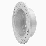 Dynamic Friction 2010-2013 Kia Soul Rear Right Drilled & Slotted Geoperformance Rotor by Dynamic Friction Company 830-21013R