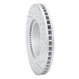 Dynamic Friction 2015-2019 Kia Soul EV Front Left Drilled & Slotted Geoperformance Rotor by Dynamic Friction Company 830-21016L