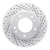 Dynamic Friction 2003-2006 Kia Sorento Front Right Drilled & Slotted Geoperformance Rotor by Dynamic Friction Company 830-21020R