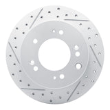 Dynamic Friction 2003-2006 Kia Sorento Rear Left Drilled & Slotted Geoperformance Rotor by Dynamic Friction Company 830-21021L