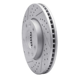 Dynamic Friction 2003-2005 Kia Sedona Front Left Drilled & Slotted Geoperformance Rotor by Dynamic Friction Company 830-21022L
