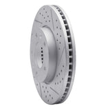 Dynamic Friction 2003-2005 Kia Sedona Front Right Drilled & Slotted Geoperformance Rotor by Dynamic Friction Company 830-21022R