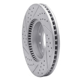 Dynamic Friction 2003-2005 Kia Sedona Front Right Drilled & Slotted Geoperformance Rotor by Dynamic Friction Company 830-21022R