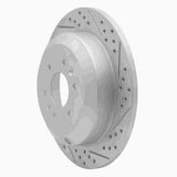 Dynamic Friction 2009-2010 Kia Borrego Rear Right Drilled & Slotted Geoperformance Rotor by Dynamic Friction Company 830-21027R