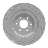 Dynamic Friction 2009-2010 Kia Borrego Rear Right Drilled & Slotted Geoperformance Rotor by Dynamic Friction Company 830-21027R