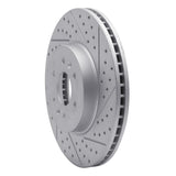 Dynamic Friction 2009-2010 Kia Borrego Front Right Drilled & Slotted Geoperformance Rotor by Dynamic Friction Company 830-21028R