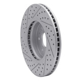 Dynamic Friction 2009-2010 Kia Borrego Front Right Drilled & Slotted Geoperformance Rotor by Dynamic Friction Company 830-21028R