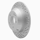 Dynamic Friction 2015-2020 Kia Sorento Rear Right Drilled & Slotted Geoperformance Rotor by Dynamic Friction Company 830-21029R