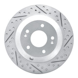 Dynamic Friction 2015-2020 Kia Sorento Rear Right Drilled & Slotted Geoperformance Rotor by Dynamic Friction Company 830-21029R