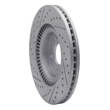 Dynamic Friction 2017-2020 Kia Cadenza Front Right Drilled & Slotted Geoperformance Rotor by Dynamic Friction Company 830-21035R