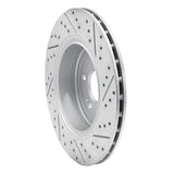 Dynamic Friction 2018-2025 Genesis G70 Rear Left Drilled & Slotted Geoperformance Rotor by Dynamic Friction Company 830-21039L