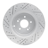 Dynamic Friction 2018-2025 Genesis G70 Rear Right Drilled & Slotted Geoperformance Rotor by Dynamic Friction Company 830-21039R