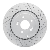 Dynamic Friction 2018-2025 Genesis G70 Rear Right Drilled & Slotted Geoperformance Rotor by Dynamic Friction Company 830-21039R
