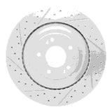 Dynamic Friction 2019-2022 Genesis G90 Rear Left Drilled & Slotted Geoperformance Rotor by Dynamic Friction Company 830-21043L