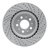 R1 Concepts 17-25 Tesla Model 3 Front Left Drilled & Slotted Geo-Carbon Rotor by R1 Concepts RNC-830-26002L