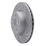 Dynamic Friction 2017-2025 Tesla Model 3 Front Right Drilled & Slotted Geoperformance Rotor by Dynamic Friction Company 830-26002R