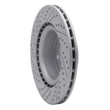 Dynamic Friction 2017-2025 Tesla Model 3 Front Right Drilled & Slotted Geoperformance Rotor by Dynamic Friction Company 830-26002R