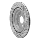 Dynamic Friction 2017-2025 Tesla Model Y Rear Left Drilled & Slotted Geoperformance Rotor by Dynamic Friction Company 830-26003L