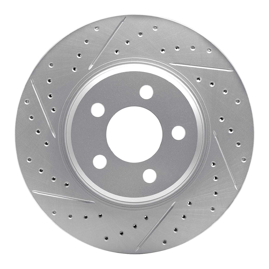 Dynamic Friction 2020-2025 Tesla Model Y Front Left Drilled & Slotted ...