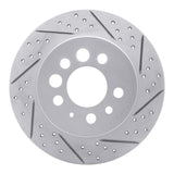 R1 Concepts 1974-1995 Volvo 245 Rear Right Drilled & Slotted Geoperformance Rotor by R1 Concepts 830-27006R