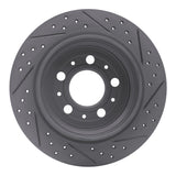R1 Concepts 1999-2009 Volvo Xc70 Rear Left Drilled & Slotted Geoperformance Rotor by R1 Concepts 830-27024L