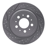 R1 Concepts 1999-2009 Volvo Xc70 Rear Left Drilled & Slotted Geoperformance Rotor by R1 Concepts 830-27024L