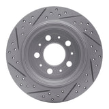 R1 Concepts 1999-2009 Volvo S60 Rear Right Drilled & Slotted Geoperformance Rotor by R1 Concepts 830-27024R