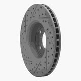 R1 Concepts 1999-2009 Volvo S60 Front Right Drilled & Slotted Geoperformance Rotor by R1 Concepts 830-27028R