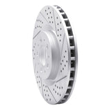 Dynamic Friction 2004-2007 Volvo V70 Front Right Drilled & Slotted Geoperformance Rotor by Dynamic Friction Company 830-27031R
