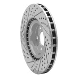 Dynamic Friction 2004-2007 Volvo V70 Front Right Drilled & Slotted Geoperformance Rotor by Dynamic Friction Company 830-27031R