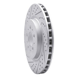 Dynamic Friction 2004-2007 Volvo S60 Rear Left Drilled & Slotted Geoperformance Rotor by Dynamic Friction Company 830-27032L