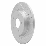 Dynamic Friction 2004-2013 Volvo C70 Rear Right Drilled & Slotted Geoperformance Rotor by Dynamic Friction Company 830-27033R