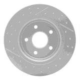 Dynamic Friction 2004-2013 Volvo C70 Rear Right Drilled & Slotted Geoperformance Rotor by Dynamic Friction Company 830-27033R