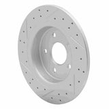 Dynamic Friction 2004-2013 Volvo C70 Rear Right Drilled & Slotted Geoperformance Rotor by Dynamic Friction Company 830-27033R