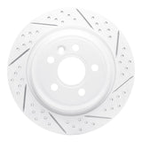 Dynamic Friction 2007-2018 Volvo S60 Rear Right Drilled & Slotted Geoperformance Rotor by Dynamic Friction Company 830-27035R