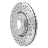 Dynamic Friction 2003-2009 Volvo Xc90 Front Left Drilled & Slotted Geoperformance Rotor by Dynamic Friction Company 830-27038L