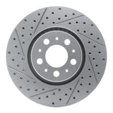 Dynamic Friction 2003-2009 Volvo Xc90 Front Left Drilled & Slotted Geoperformance Rotor by Dynamic Friction Company 830-27038L