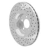 Dynamic Friction 2003-2009 Volvo Xc90 Front Left Drilled & Slotted Geoperformance Rotor by Dynamic Friction Company 830-27038L