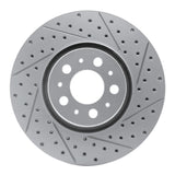Dynamic Friction 2003-2009 Volvo S60 Front Right Drilled & Slotted Geoperformance Rotor by Dynamic Friction Company 830-27038R