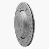 Dynamic Friction 2003-2014 Volvo Xc90 Rear Right Drilled & Slotted Geoperformance Rotor by Dynamic Friction Company 830-27039R
