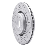 Dynamic Friction 2003-2009 Volvo Xc90 Front Right Drilled & Slotted Geoperformance Rotor by Dynamic Friction Company 830-27040R