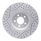 Dynamic Friction 2003-2009 Volvo Xc90 Front Right Drilled & Slotted Geoperformance Rotor by Dynamic Friction Company 830-27040R
