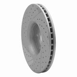 Dynamic Friction 2010-2016 Volvo XC60 Front Right Drilled & Slotted Geoperformance Rotor by Dynamic Friction Company 830-27043R