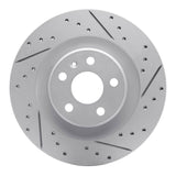 Dynamic Friction 2016-2026 Volvo V90 Rear Right Drilled & Slotted Geoperformance Rotor by Dynamic Friction Company 830-27052R