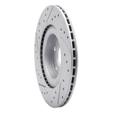 Dynamic Friction 2016-2026 Volvo V90 Rear Right Drilled & Slotted Geoperformance Rotor by Dynamic Friction Company 830-27052R