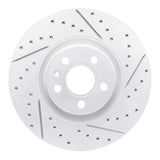 Dynamic Friction 2017-2025 Volvo S90 Front Right Drilled & Slotted Geoperformance Rotor by Dynamic Friction Company 830-27059R