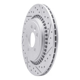 Dynamic Friction 2007-2018 Volvo S80 Rear Right Drilled & Slotted Geoperformance Rotor by Dynamic Friction Company 830-27060R
