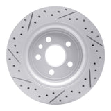 Dynamic Friction 2007-2018 Volvo S80 Rear Right Drilled & Slotted Geoperformance Rotor by Dynamic Friction Company 830-27060R