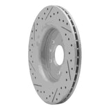 Dynamic Friction 2007-2018 Volvo S80 Rear Right Drilled & Slotted Geoperformance Rotor by Dynamic Friction Company 830-27060R