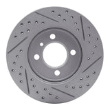 R1 Concepts 1984-1991 BMW 325 Front Left Drilled & Slotted Geoperformance Rotor by R1 Concepts 830-31017L